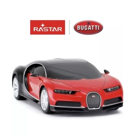 RASTAR Bugatti Toy Car 1/24 Scale Bugatti Chiron RC Model Car Red