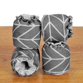 WarmHut Chair Leg Socks, 16pcs Table Furniture Leg Feet Tips Cloth Socks, Wood Floor Protectors, Home Decoration (Linen Grey)