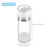 CAXUSD 2pcs Portable Empty Travel Lotion Pump Containers Airless Pump