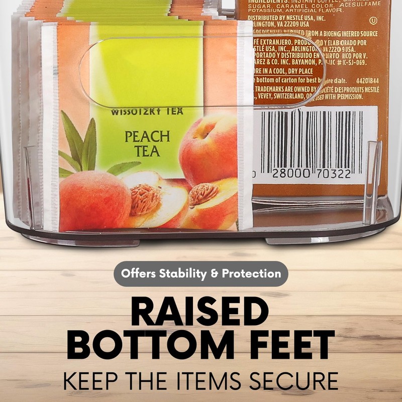 Clear Extra Large Plastic Storage Bins, Pantry Organizers and Storage