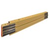 STABILA Type 607 2m Yellow Wooden Folding Ruler Metric Scale