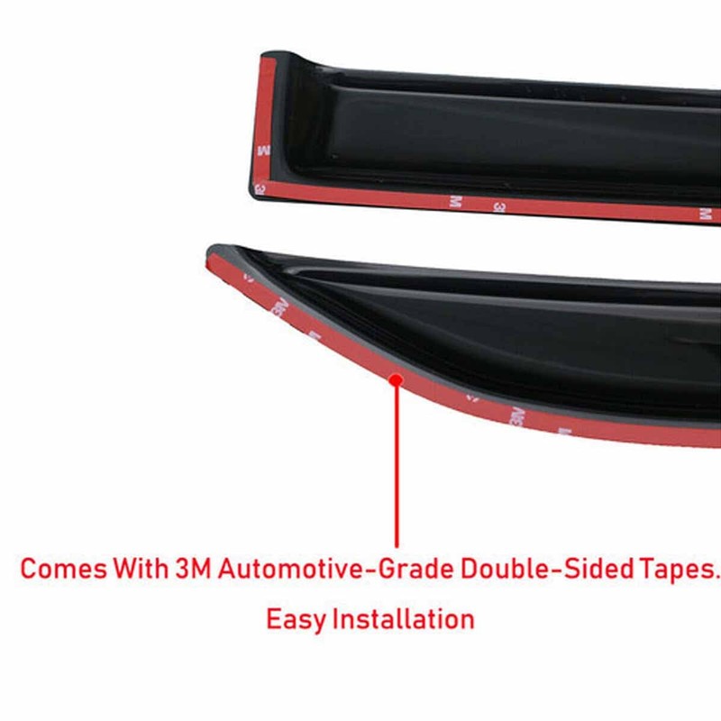 Window Visor Fit H0nda Civic Coupe 2-Door 2016 2017 2018