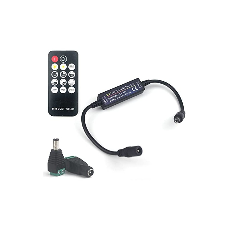 Taikuwu Mini Single Color RF Dimmer Controller 14 Keys for