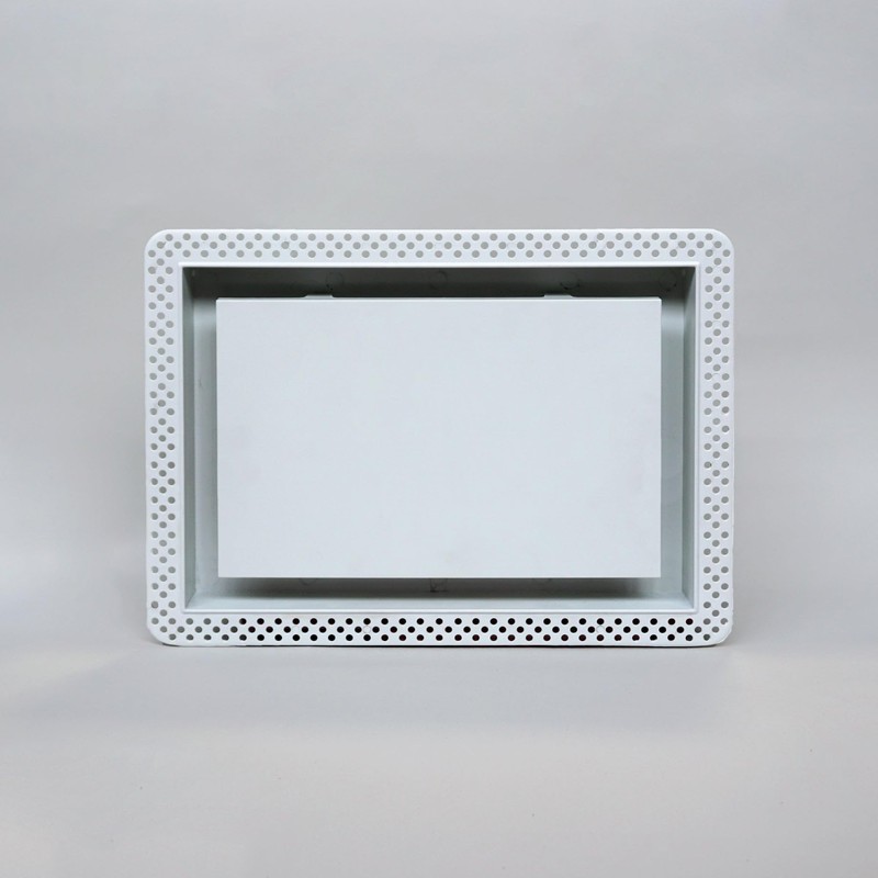 Aria Vent Drywall Lite Bead Collection Air Return, Satin White