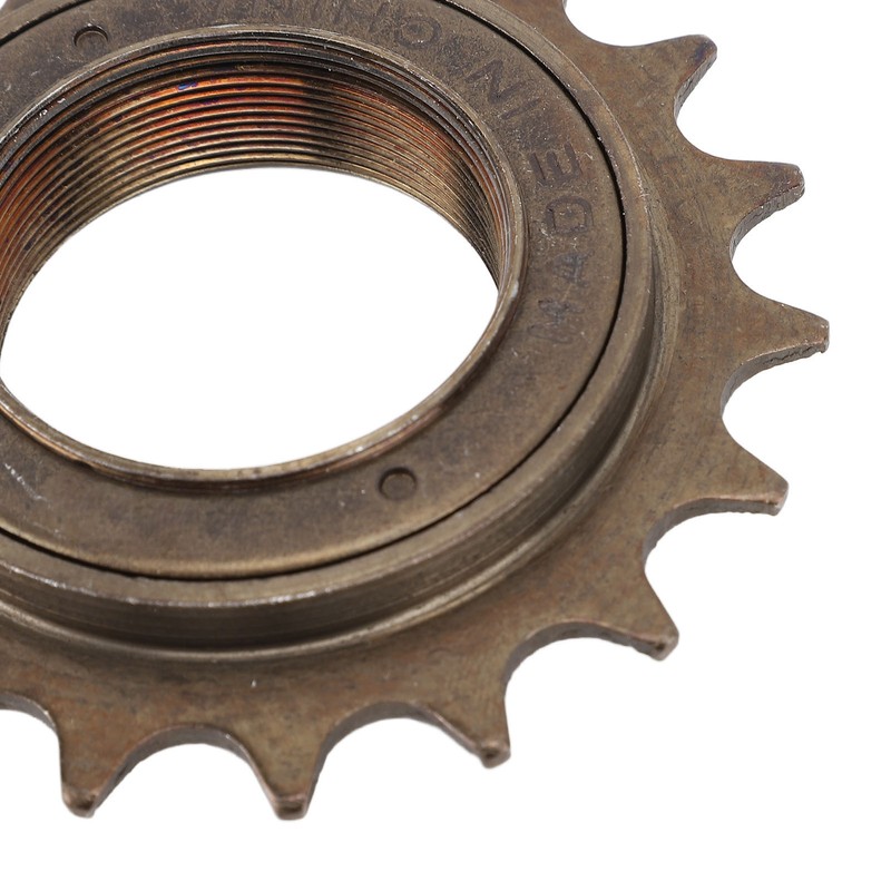 Single Speed Bike Freewheel 18T Threaded Bicycle Freewheel with 13mm