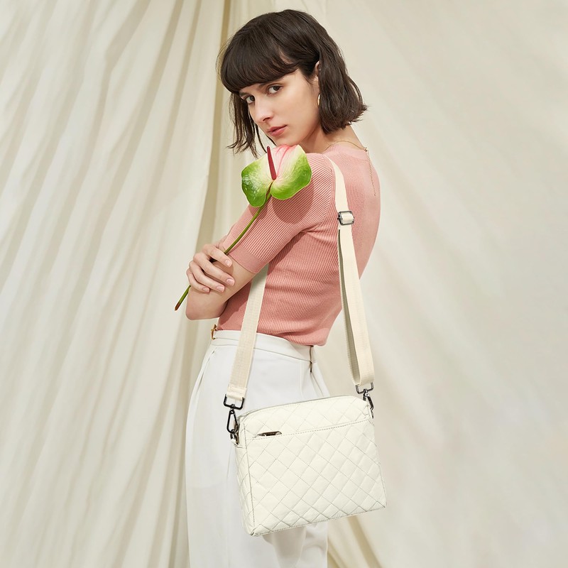 KALIDI Women's Crossbody Handbags Quilted Crossbody Bags for Women Ladies
