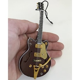 Beatles Collectible Ornament - 6" Mini Guitar Country Gentleman - FAB Four Collectible