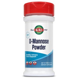 KAL KAL D Mannose Powder 1600 mg, Easy-to-Mix, Fast-Dissolving D-Mannose - Urinary Tract Health and Bladder Support - Unflavored Powder, Non-GMO, Vegan, Gluten Free, 60-Day Guarantee, 45 Servings, 2.5oz