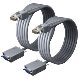 LIENIAO (2PCS) 9.84ft RJ45 to RS232 Barcode Scanner Cable RJ45 for Motorola/Symbol/Zebra DS9208 Cable LS2208 LS4208 LS4278 DS2208 DS3400 DS3578 DS6878 DS9808 DS4208 DS8108 DS8178 DS9908 DS9308 Cord