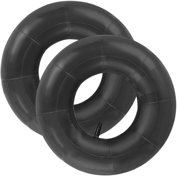 LotFancy 15x6.00-6 Inner Tube for Lawn Mower, Snow Blower, Riding Mowers, ATVs, Go-Karts, Golf Carts - Heavy-Duty Replacement Inner Tube with TR-13 Straight Stem Valve, Pack of 2