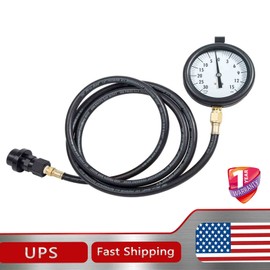 for GM GM 6.6L Duramax Diesel Fuel Pressure System Vacuum Test Kit TU-32-6 Hose + Gauge