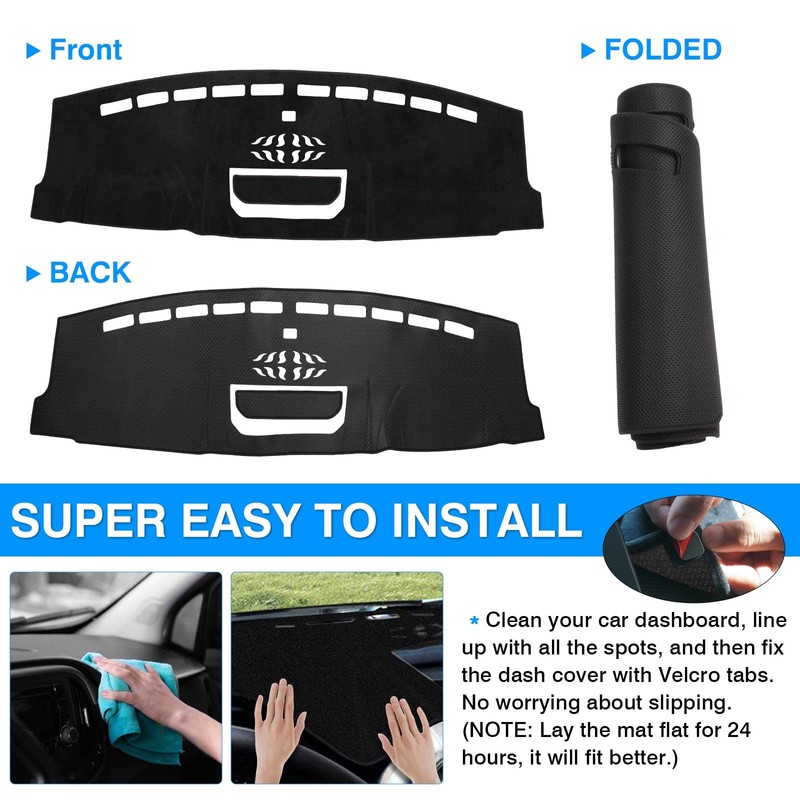 Autorder Dashboard Cover Mat for 2021-2025 2026 Ford F150 F-150