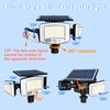 Tryme Clip On Solar Lights Outdoor, Motion Sensor, 231 LEDs