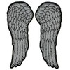 Hot Leathers Angel Wings Patch (Multicolor, 10")
