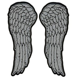 Hot Leathers Angel Wings Patch (Multicolor, 10")