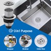 ROVOGO 3-1/2 inch Kitchen Sink Drain Assembly with Removable Deep
