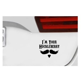HSC Design Custom Decal for I'm Your Huckleberry Decal Vinyl Decal - Car Truck Laptop Bumper Sticker Decal/Black