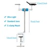 Dr.Fish Rotary Fly Tying Vise Aluminum Alloy Fly Vise with