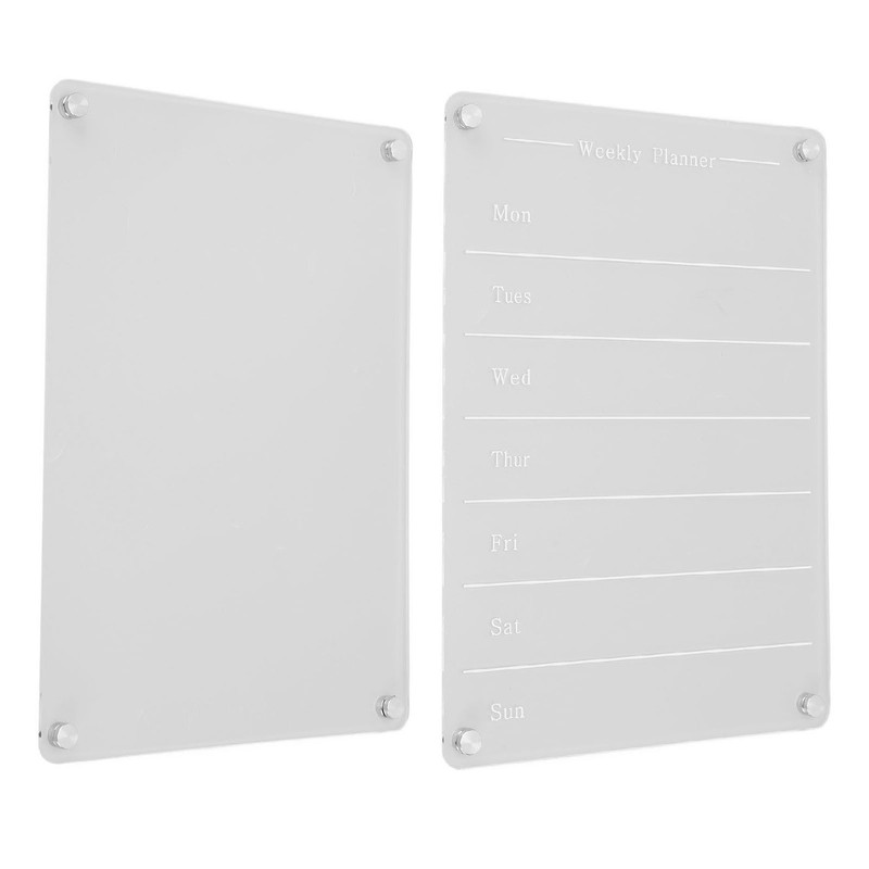 13 X 9.1in Magnetic Dry Erase Calendar Acrylic Planning Bord