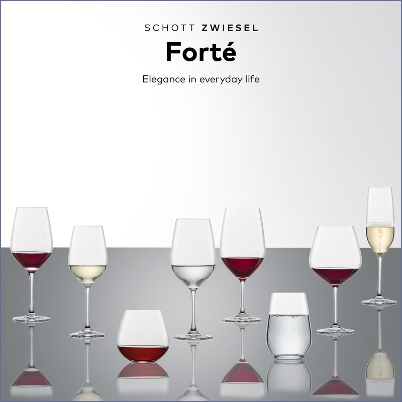 SCHOTT ZWIESEL Forté Burgundy Goblet (Set of 6), Burgundy Glasses