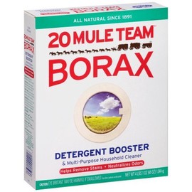 Twenty Mule Team Borax Detergent Booster & Multi-Purpose Household Cleaner 65 oz. Box (4 Pack)