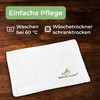 MASSAGE-EXPERT Microfibre Cloth, 22 x 15 cm, White, Skin-friendly, Soft,