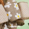 LaRibbons Daisy Wired Edge Ribbon 2.5 Inch x 12 Yards,