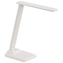 Ohm Electric LED Desk Lamp DS-LS16FE-W 06-3705 OHM White (Approx.) Width 5.0 x Height 14.6 x Depth 11.4 inches (128 x 370 x 290 mm) (Normal Use)
