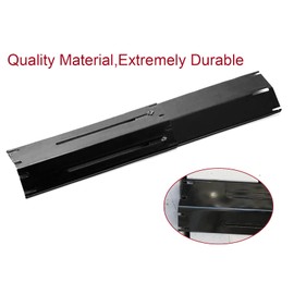 Outspark Universal Heat Plate Shield,Heat Tent,Flavorizer Bar,Burner Cover,Flame Tamer Replacement Parts for Gas Grill,Adjustable Extends from 11.75" up to 21",5 Pack,Porcelain Steel