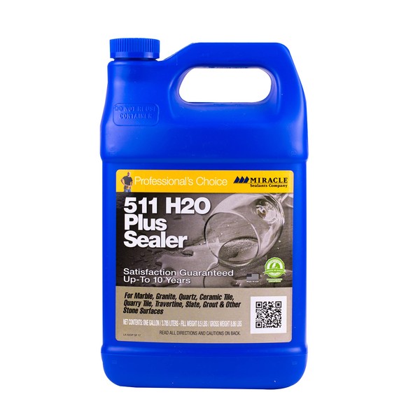 Miracle Sealants H2OPLGAL4 511 H2O Plus Penetrating Sealers, Gallon, Clear, 32 Fl Oz