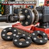 4-Pack Rotary Cutter Flex Coupler Rubber Disc Kit, Replaces 00762215