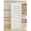 Delamu Narrow 9-Tier Over the Door Pantry Organizer, Adjustable Pantry