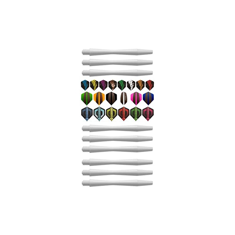 Harrows Speedline Shafts Black White Short Medium 1 Set or