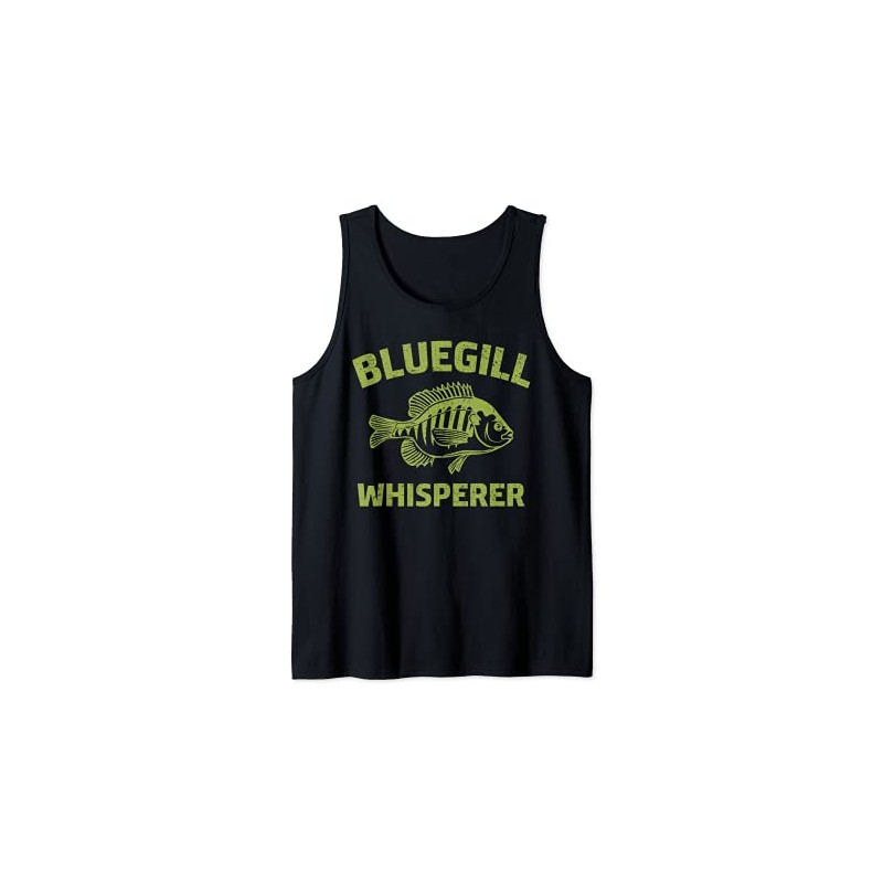 Bluegill Whisperer Retro Funny Bluegill Fishing Tank Top