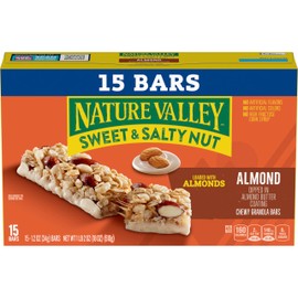 Nature Valley Sweet and Salty Nut Granola Bars, Almond, 15 Bars, 18 oz