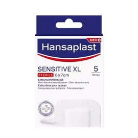 Hansaplast Med+ Sensitive XL 6x7cm, 5pcs