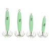 7 PCS Luminous Squid Jig 12 Hooks Stainless Steel Easy