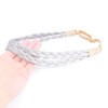 Gledola Double Three Strands Braid Headband Synthetic Hair Plait Headband