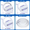 Smartmarine Boat Hatch White 4" 6" 8" Round Non Slip