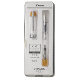 PILOT PFPR1TOCM Prera Fountain Pen, Color Discount, CM, Calligraphy, Transparent Orange