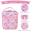 Kasqo Lunch Box Bag for Girls, Insulated Cute Lunch Bag