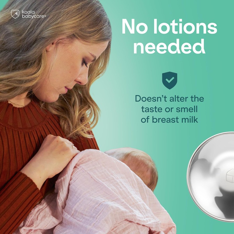 Koala Babycare The Original Silver Nursing Cups - Nipple Shields