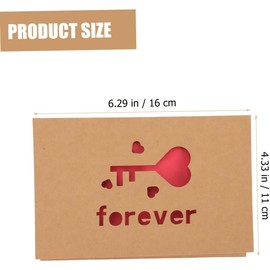 Fokmuaex 12Pcs Valentine Cards with Envelopes - Heart Shaped Romantic Greeting Cards for Lovers, Couples & Special Occasions