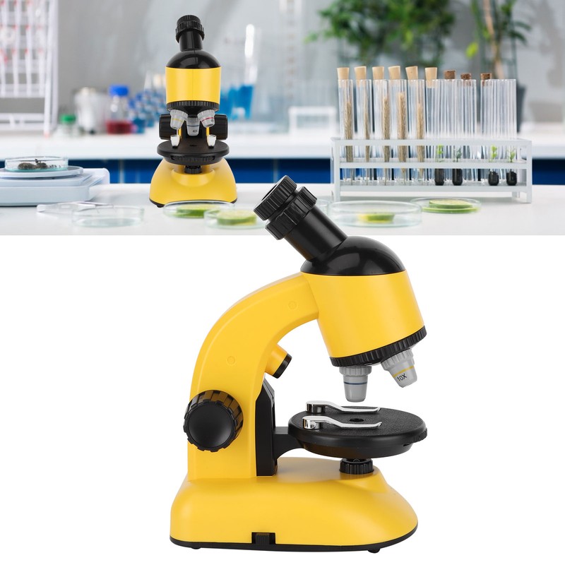 40X-1200X Kids Microscope with 360 Rotation Head Educational Toy for