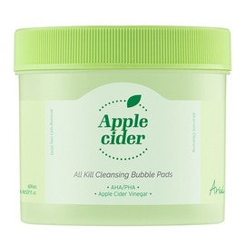 Arial Apple Cider All Kill Cleansing Bubble Pads, 60 sheets, 1 piece / 아리얼 애플사이다 올 킬 클렌징 버블 패드, 60매입, 1개