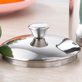 ABOOFAN Stainless Steel Tea Cup Lid Replacement Lid for Tea Kettle Metal Teapot Lid Whistling Tea Kettle Lid for Universal Cup Lid 10 cm