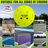 SIMSII S-40 Outdoor Pickleball Balls - 40 Holes, Approved by