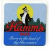 Hamm's Beer COASTER - Sky Blue Waters Bear - Bier