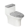 Darisoco Silver Toilet Lid Seat Cover & Toilet Tank Lid