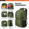 SKYSPER Ultralight Foldable Backpack with Wet Compartment - Waterproof and